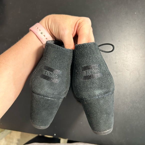 TOMS Black Kala Suede Booties - Picture 5 of 7